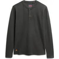 Superdry Waffle Henley T-shirt Med Lange ærmer