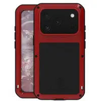 Love Mei iPhone 17 Pro Powerful Hybrid Cover - rød