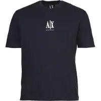 Armani Exchange A|X Armani Exchangetil mænd. XM000363AF12308UB101 Logo T-shirt navy (M), Casual, Bomuld, Korte ærmer, Blå