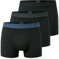 Schiesser Boksershorts blå / brun / brombær / sort