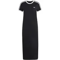 Adidas Originals 3 Stripes Slim Kortærmet Lang Kjole