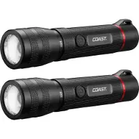 Coast 2 stk. G60R vandtæt genopladelig lygte 1000 lumen