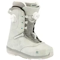 Nitro - Snowboardstøvler dame - Crown Boa Light Grey til UnisexUld - Størrelse 41 1/3 - Grå