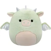 Squishmallows Bamse - 30 cm - Fuzz A Mallows - Drew Dragon - - OneSize - Bamse