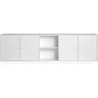 Mistral skænk - 220 cm - Hvid | Møbelsalg.dk