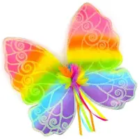 Den Goda Fen Udklædning - Sommerfuglevinger - Rainbow - - OneSize - Udklædning