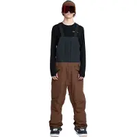 Volcom - Skibukser - Rain Gore-Tex Bib Overall Brown til UnisexUld - Størrelse M - Brun