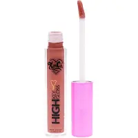 KimChi Chic High Key Gloss High-Shine Lip Gloss hjælper med at belyse dit look og ansigt ikke-sticky pink med Deep Peach Undertone 09 Soda Pop 3,