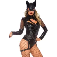 Leg avenue Ben Avenue 2 PC Villainess Vixen inkluderer sort farve