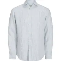 Jack & Jones Parker Linen Stripe Skjorte Med Lange ærmer
