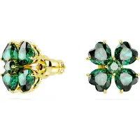 Swarovski Øreringe 'Idyllia' guld / grøn
