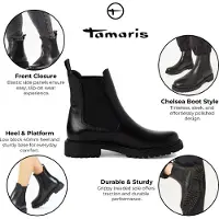 Tamaris Chelsea Boots sort