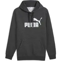 Puma Essentials No. 1 Logo Hoodie Men, Clothing, Dark Gray Heather, 4XL