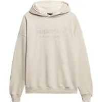 Superdry Superdrytil kvinder. W2012436B Venue Metallic hættetrøje beige (XS), Casual, Bomuld