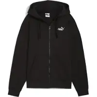 Puma ESS Small No. 1 Logo Comfort Full-Zip Hoodie Women, Clothing, Black, 3XL