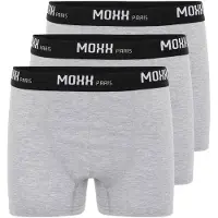 Moxx Paris Boksershorts grå / sort / hvid