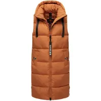 NAVAHOO Vest cognac / sort / hvid