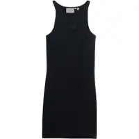 Superdry Embroidered Rib Racer ærmeløs Kort Kjole