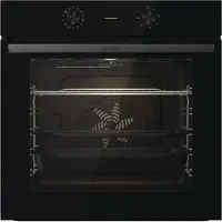 Gorenje Essential BO6717E03BG - Ovn - til indbygning - niche - bredde: 56 cm - dybde: 55 cm - højde: 59 cm - med selv-rengøring - Klasse A - sort