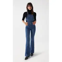 Salsa Jeans Glamour Flare Fit ærmeløs Overall