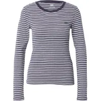 Levi's Shirts 'Essential Housemark Long Sleeve Tee' navy / hvid
