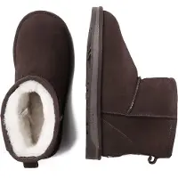 EVER AU Boots 'Falcon' choko / hvid
