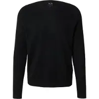 Armani Exchange A|X Armani Exchangetil mænd. XM002825AF10348UC001 Elegant Premium-jumper sort (XXL), Bomuld, Klassisk, Lange ærmer