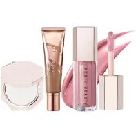 Fenty Beauty Gloss Bomb Lip Luminizer #Fu$$y støvrosa, 9 ml / 0,3 oz – ultra glans, sheasmør, fersken-vaniljeduft