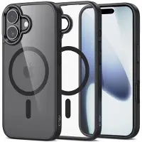 Tech-Protect iPhone 17 Magmat Cover - MagSafe Kompatibel - Sort / Klar