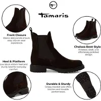 Tamaris Chelsea Boots mørkebrun