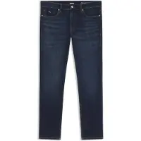 BOSS Slim fit Delaware-jeans i blå denim med behageligt stræk