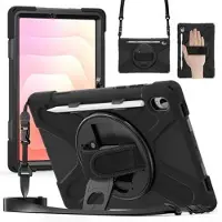 Mtp Products Samsung Galaxy Tab S11 Heavy Duty 360 Cover med Håndrem - Sort