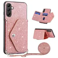 Mtp Products Samsung Galaxy S25+/S24+ Stardust Cover med Kortholder - Pink