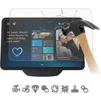 Mtp Products Amazon Echo Show 11 (2025) Skærmbeskyttelse Hærdet Glas - 9H - Case Friendly - Gennemsigtig