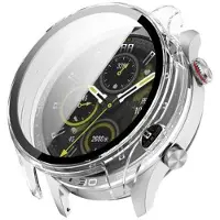 Mtp Products Honor Watch 5 Pro Plastikcover med Skærmbeskyttelse Hærdet Glas - Klar