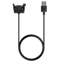 Mtp Products Garmin Vivosmart HR/HR+/Approach X40 USB-opladerkabel - 1m - Sort