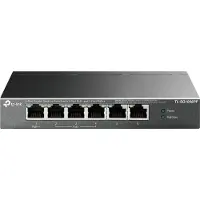 TP-LINK TL-SG1006PP, Ikke administreret, Gigabit Ethernet (10/100/1000), Strøm over Ethernet (PoE), Stativ-montering