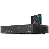 TP-LINK VIGI NVR1004H-4P-2TB, 4 kanaler, 3840 x 2160 pixel, 720p, 1080p, 2160p, 3840x2160,1920x1080, 1680x1050, 1440x900, 1280x1024, 1024x768, 1280x7