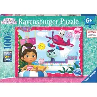 Ravensburger Puslespil - 100 Brikker - Gabby's Dollhouse - - OneSize - Puslespil