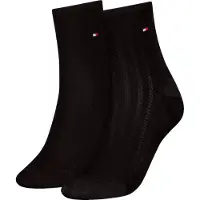 Tommy Hilfiger Strømper - 2-pak - Sort - - 35/38 - Strømper