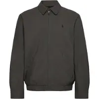 Ralph Lauren Polo Ralph Laurentil mænd. 710940744004 Grå twilljakke med dobbelt kile (XXL), Casual, Genanvendt polister
