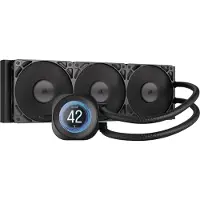 Corsair Nautilus 360 RS - Processors flydende kølesystem - Radiatorstørrelse: 360 mm - (for: AM5, AM4, LGA1851, LGA1700) - kobber - 120 mm - sort