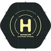 Sunnylife opladningsmåtte til droner 110 cm hexagon - dobbeltsidet - vandtæt (TJP10)