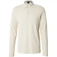 BOSS Langærmet poloshirt i bomuldspiqué