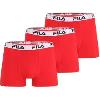 FILA Boksershorts rød / sort / hvid