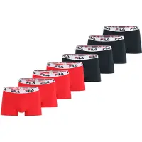 FILA Boksershorts rød / sort / hvid