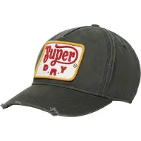 Superdry Superdrytil kvinder. W9010177A Kasket Grafik grøn (OSFA), Casual, Bomuld