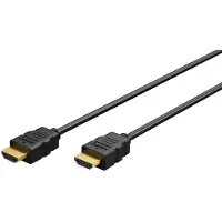 Goobay LC HDMI 2.0 Kabel - 1m - Sort