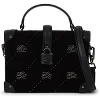 Karl Lagerfeld Håndtaske 'Autograph' sort / sølv