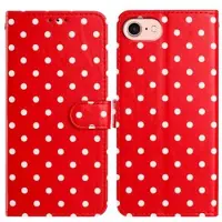 Mtp Products iPhone 16e/17e Pung Etui med Prikket Mønster - Rød